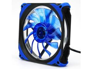 EnLabs Solar Eclipse Serial 12CM Light Loop PC Computer 16dB Ultra Silent 4pin+3pin Case Fan w/ Anti-Vibration Rubber Pads,120x120x25mm Case Fan w/ Blue LED EnLabs Solar Eclipse Serial 12CM Light Loop PC Computer 16dB Ultra Silent 4pin+3pin Case Fan w/ Anti-Vibration Rubber Pads,120x120x25mm Case Fan w/ Blue LED