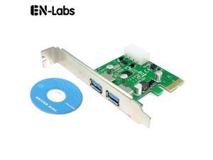 USB PCIe Card, 2 Port USB 3.0 to PCI Express Card Expansion card, PCI-E to USB 3.0 2 Port Hub Controller Adapter w/ Molex 4pin power USB PCIe Card, 2 Port USB 3.0 to PCI Express Card Expansion card, PCI-E to USB 3.0 2 Port Hub Controller Adapter w/ Molex 4pin power