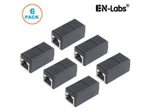 Cat6 Ethernet Shielded Protection 8P8C RJ45 Network Jack In-Line Coupler Female,Lan Patch Cord Cable Extender Adapter - 6 Pack Cat6 Ethernet Shielded Protection 8P8C RJ45 Network Jack In-Line Coupler Female,Lan Patch Cord Cable Extender Adapter - 6 Pack