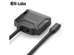 EnLabs USB-C to 2.5" SATA III Hard Drive Adapter Cable – SATA to USB Type-C 5Gbps Converter for 2.5 inch SSD/HDD - Hard Drive Adapter Cable - with Reserve 12V/2A Power Port for 3.5" HDD EnLabs USB-C to 2.5" SATA III Hard Drive Adapter Cable – SATA to USB Type-C 5Gbps Converter for 2.5 inch SSD/HDD - Hard Drive Adapter Cable - with Reserve 12V/2A Power Port for 3.5" HDD