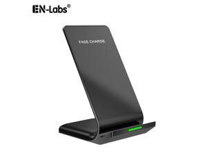 Enlabs WLCHQ700 Fast Wireless Charger Qi Wireless Charging Stand Holder 75W for iPhone X88 Plus 10W for Samsung Galaxy S9S9 PlusNote 8S8 5W All QiEnabled PhonesNo AC Adapter