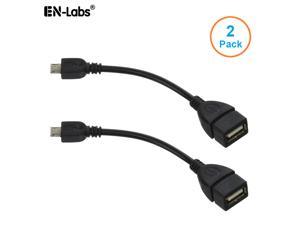 10x USB 2.0 A Female Panel Mount to Micro USB Male Adapter Cable Android 1.5FT 