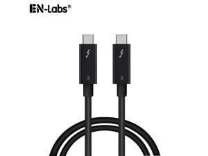 Thunderbolt 3 Cable 40Gpbs Thunderbolt 3 Certified Cable Supports 5A/100W Charging,5K Vidoe,USB C to USB C Compatible with New MacBook Pro, iMac Pro,ThinkPad Yoga, Alienware 17 and More - 2.3ft