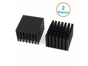2pcs Anodized Black Aluminum FIn Heatsink 28x28x20mm Electronic Cooler Radiator Heat sink for Northbridge Southbridge IC Chip 2pcs Anodized Black Aluminum FIn Heatsink 28x28x20mm Electronic Cooler Radiator Heat sink for Northbridge Southbridge IC Chip