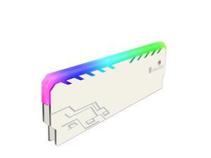 Jonsbo NC-1 RAM Cooler Aluminum RGB Desktop Memory Heatsink - White Jonsbo NC-1 RAM Cooler Aluminum RGB Desktop Memory Heatsink - White
