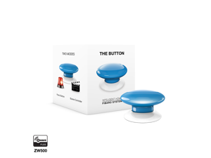Fibaro (FGPB-101-6 US) The Button Z-Wave Scene Controller, Blue Fibaro (FGPB-101-6 US) The Button Z-Wave Scene Controller, Blue