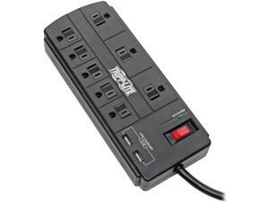TRIPP LITE TLP88USBB 8.0 Feet 8 Outlets 1200 Joules Surge Protector