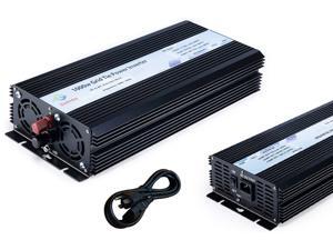 Solinba 1000w on grid tie pure sine wave power inverter DC22-56v to AC 90-130v, 46-65Hz, USA plug, black color