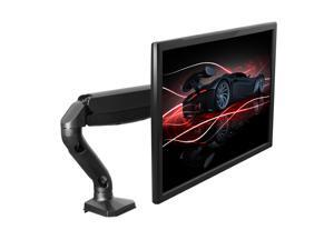 Single Computer Monitor Arm Mount with 2 USB Ports. ergonomic adjustable height universal VESA LCD holder with gas spring. Office standing desk accessories organizer. C-Clamp & Grommet Connection Single Computer Monitor Arm Mount with 2 USB Ports. ergonomic adjustable height universal VESA LCD holder with gas spring. Office standing desk accessories organizer. C-Clamp & Grommet Connection