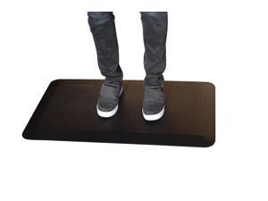 20x34” Anti-Fatigue Mat Standing Desk Mat cushioned comfort floor mat for office garage warehouse sit stand-up desks accessories accessory rubber non-trip non-skid black