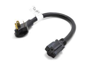 Ceptics RV TT-30 Plug to NEMA 5-20 Extension Power Cord, 30A 125/250V (1.5 Feet) Ceptics RV TT-30 Plug to NEMA 5-20 Extension Power Cord, 30A 125/250V (1.5 Feet)
