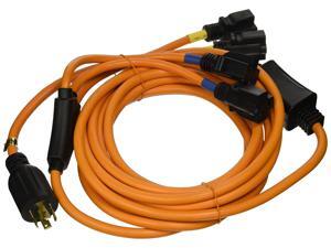 Ceptics Four Outlet Convenience Cord Generator - 25 Feet 30-Amp Ceptics Four Outlet Convenience Cord Generator - 25 Feet 30-Amp