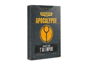 Warhammer 40k Apocalypse T-au Empire DATASHEET Cards Games Workshop 56-28 Tau for sale online 