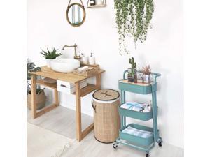 Movable Storage Utility Rolling Cart End Table Movable Storage Utility Rolling Cart End Table