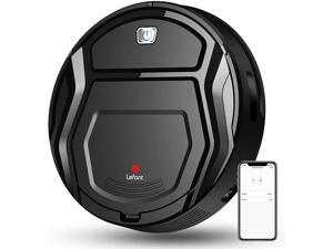 Lefant Robot Vacuum Cleaner, Auto Robotic Vacuums, Upgraded 6D Collision Sensor, 1800pa WiFi/App/Alexa, Self-Charging, Super Quiet Mini Cleaning Robot for Pet Hair, Hard Floor, Low Pile Carpets, M201