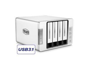 TerraMaster D4300 USB 30 TypeC Storage External Hard Drive Enclosure Hot Swappable Diskless