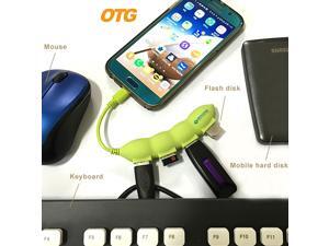 Multi-function OTG Mobile USB Hub Adapter, 4-USB Port, for Android and PC with Micro USB Extension Cable Multi-function OTG Mobile USB Hub Adapter, 4-USB Port, for Android and PC with Micro USB Extension Cable