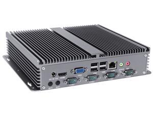 Fanless Industrial PC Rugged Computer IPC Mini PC Windows 10 Pro/ Linux with Intel Quad Core J1900 6 COM WiFi 3G 4G SIM Slot Support 4G RAM 64G SSD Partaker I18 Fanless Industrial PC Rugged Computer IPC Mini PC Windows 10 Pro/ Linux with Intel Quad Core J1900 6 COM WiFi 3G 4G SIM Slot Support 4G RAM 64G SSD Partaker I18