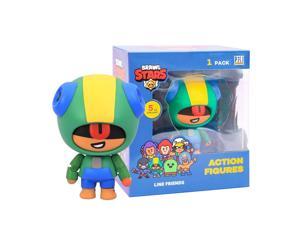 Brawl Stars Leon Action Figure w/ Lolipop 4.5" Collectible Video Game Character P.M.I.