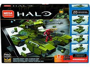 Mega Construx Halo UNSC Scorpion Tank Buildable Customizable Figure Mattel Mega Construx Halo UNSC Scorpion Tank Buildable Customizable Figure Mattel