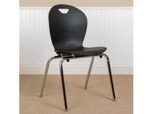 Advantage Titan Black Student Stack School Chair - 18-inch Advantage Titan Black Student Stack School Chair - 18-inch