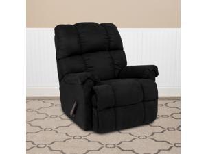 Sierra Black Microfiber Rocker Recliner Sierra Black Microfiber Rocker Recliner