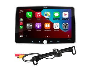 BOSS BE9ACP-C 9 Inch Double-DIN Media Player with Apple CarPlay and Android Auto with Camera