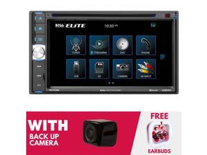 Boss BV765B 6.5 Inch Double-DIN DVD Receiver with Bluetooth and Backup Camera