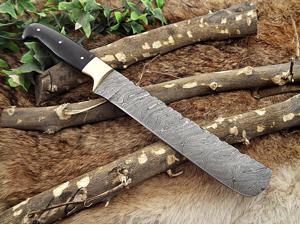 9.5 hand forged rain drop pattern Damascus steel Butcher knife, Meat  cleaver, Walnut wood scale, Rain drop pattern Damascus Steel 3 mm blade -  Damacus Depot, Inc.