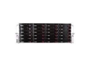 Supermicro SuperStorage 6048R-E1CR36N 36 Bay LFF 4U Server with X10DRi-T4+, 2X E5-2620 V4 2.1GHz 8 Core, 64GB DDR4 RAM, 36x 3TB 7.2K SAS 6Gbps 3.5 Drives, 4X 10GbE, 2X 1280W PSUs, Rails