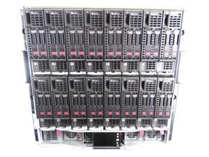 HP c7000 Chassis 8x BL460c G8 Blades 2x E5-2660V2 2.2GHz 10C 96GB 2x 480GB SSD