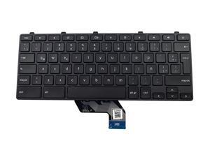 Used  Like New DLM17A1 Genuine Dell Chromebook 3180 3189 3380 Spanish Laptop Keyboard Black FXV80 Laptop Keyboards