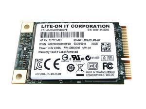 LMS-32L6M-HP LITE-ON HP 32GB 6GB/S MLC Msata Solid State Drive SSD 717771-001 Msata Drives