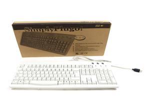 KBZ-ACK260AU-IT Solidtek Simplyplugo Italian USB Wired Desktop Keyboard Ivory Desktop Keyboards