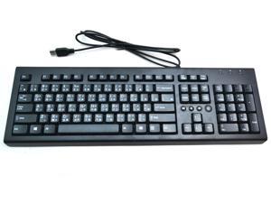 697737-AB1 PR1101U HP Asian Multilanguage Black USB Wired Katydid Keyboard USA Desktop Keyboards