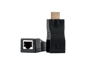 HDMI Extender,HDMI TO RJ 45 Up to 100ft HDMI Ethernet Network Extender Adapter Over RJ45 Cat5e Cat6 Cable (30M Sender + Receiver, 1 Port RJ45) HDMI Extender,HDMI TO RJ 45 Up to 100ft HDMI Ethernet Network Extender Adapter Over RJ45 Cat5e Cat6 Cable (30M Sender + Receiver, 1 Port RJ45)