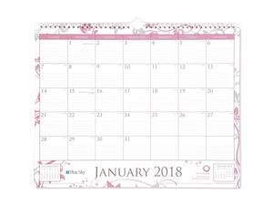 Blue Sky Breast Cancer Awareness "Alexandra" 15 x 12 Monthly Wall Calendar, January 2018 to December 2018 Blue Sky Breast Cancer Awareness "Alexandra" 15 x 12 Monthly Wall Calendar, January 2018 to December 2018