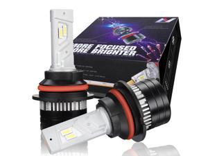 NUVISION LIGHTING NVL-FOC-9007 NUVISION LIGHTING Pair 9007 HB5 LED Headlight Bulbs 12000LM 70W Bright LED High/Low Beam Conversion Kit w/ Cooling Fan