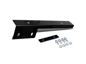 Universal Front Bumper License Plate Relocator Frame Bracket Holder Bar (Black) Universal Front Bumper License Plate Relocator Frame Bracket Holder Bar (Black)