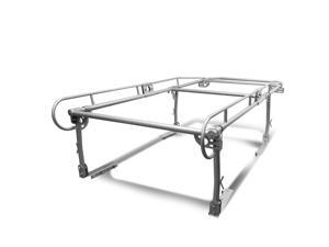 Universal Adjustable 132"x57" Steel Pickup Truck Ladder Rack (Silver) Universal Adjustable 132"x57" Steel Pickup Truck Ladder Rack (Silver)