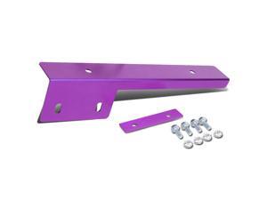 Universal Front Bumper License Plate Relocator Frame Bracket Holder Bar (Purple) Universal Front Bumper License Plate Relocator Frame Bracket Holder Bar (Purple)