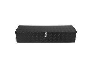 39"x13"x10" Aluminum Pickup Truck Bed Trailer Key Lock Storage Tool Box (Black) 39"x13"x10" Aluminum Pickup Truck Bed Trailer Key Lock Storage Tool Box (Black)