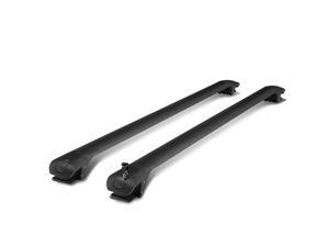 For Vehicles Top Rail w/0.75"Thick/1.5"Wide Bar 2Pcs Aluminum Roof Rack Cross Bar w/Lock For Vehicles Top Rail w/0.75"Thick/1.5"Wide Bar 2Pcs Aluminum Roof Rack Cross Bar w/Lock