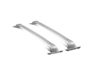 DNA Motoring PT-ZTL-8071 Pair OE Style Aluminum Car Roof Rail Cross Bars Cargo Carrier