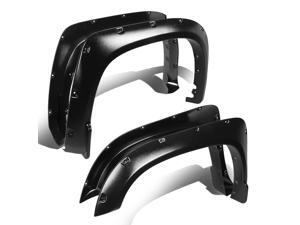 For 2014 to 2017 Tundra Bump Textured Pocket -Riveted Style Side Fender Wheel Flares - 4pc (Black) For 2014 to 2017 Tundra Bump Textured Pocket -Riveted Style Side Fender Wheel Flares - 4pc (Black)