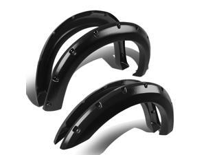 For 1999 to 2007 Ford F Series / Superduty Grain Textured Pocket -Riveted Style Side Fender / Cover / Protector Wheel Flares (Black) For 1999 to 2007 Ford F Series / Superduty Grain Textured Pocket -Riveted Style Side Fender / Cover / Protector Wheel Flares (Black)