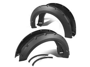 For 2015 to 2018 Ford F150 Styleside Pocket -Riveted Style Wheel Cover Fender Flares 4 Pcs 16 17 For 2015 to 2018 Ford F150 Styleside Pocket -Riveted Style Wheel Cover Fender Flares 4 Pcs 16 17