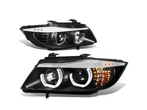 For 2005 to 2008 BMW E90 3-Series 3D LED Halo Projector HeadLight Black Housing Amber Corner Headlamp 06 07 06 07 Sedan 330XI 335XI For 2005 to 2008 BMW E90 3-Series 3D LED Halo Projector HeadLight Black Housing Amber Corner Headlamp 06 07 06 07 Sedan 330XI 335XI