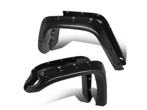 For 2007 to 2014 FJ Cruiser Pocket Riveted Style Wheel Fender Flares 4Pcs Glossy Black 08 09 10 11 12 13 For 2007 to 2014 FJ Cruiser Pocket Riveted Style Wheel Fender Flares 4Pcs Glossy Black 08 09 10 11 12 13