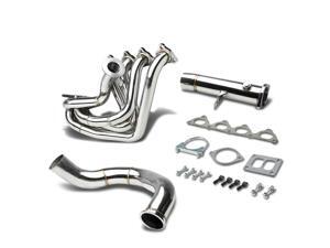 For 90-01 Honda B-Series Stainless Steel T4 Top Mount Turbo Manifold with Downpipe 93 94 95 96 97 98 99 For 90-01 Honda B-Series Stainless Steel T4 Top Mount Turbo Manifold with Downpipe 93 94 95 96 97 98 99